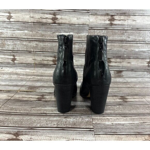 Rag & Bone Newbury zip leather Bootie color black size 40 US 8 New in box $495 - Picture 6 of 12
